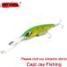 Capt Jay Deep Diving Swimbait Sinking Minnow Lure - 180mm Saltwater Trolling Lure for Mahi Mahi - Buy Online on GoSupps.com