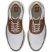 Buy FootJoy Men's Traditions Golf Shoe - White/Brown 10 EU Wide | International Shipping Available - Buy Online on GoSupps.com
