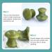 Beaupretty 2pcs Jade Massage Stones - Relaxation & Skin Benefits - Shop Internationally - Buy Online on GoSupps.com