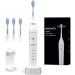 MOCEMTRY Sonic Electric Toothbrush Rechargeable toothbrushes for Adult with 4 Duponts Brush Heads  4 Cleaning Mode Waterproof Electric Tooth Beige
