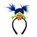 JSGHGDF Creative Sausage Mouth Hairband Women Student Photography Hairband Stuffed Shape Headbands for Washing Face Ugly Doll Doll Dark