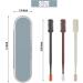 2024 2-in-1 Nasal Hair Cutter - Double Sided Nose Hair Knife & Portable Hair Remover Tool | 360 Rotating Design Soft Spoon Head - Gray - Buy Online on GoSupps.com