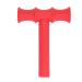 Sensory Chewing Oral Motor Skills Tool for Speech Training T-shaped Chewing Tube Chewing Tubes for and Adults (8 X 6 cm) Red