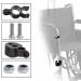 Yoboamic Walking Stick Holder - Mobility Scooter Accessory for Wheelchair, Cane, Scooters, Walkers | Easy Installation with Screws - Buy Online on GoSupps.com