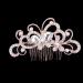 POZENHNANA Wedding Hair Accessories for Brides Starfish Hair Side Bridal Comb Rhinestone Wedding Hair Pieces Bridal Flower Hair Comb for Women Girls Crystal Bridal Hair Accessories (Type 3)