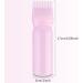 Sibba 2Pcs Root Comb Applicator Bottle 6 OZ Hair Oil Applicator Bottle for Hair Dye Bottle Applicator Brush with Graduated Scale Profssional Brush Applicator Comb Hairdressing Coloring Styling Tool Pink & White - Buy Online on GoSupps.com