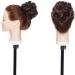 Curly Chestnut Brown Messy Updo Hairpiece Scrunchie Extension - Perfect for Ponytails and Chignons - Buy Online on GoSupps.com