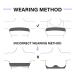 Breast Implant Stabilizer Chest Compression Band Post Surgery Stabilizer for Breast Implant (White) - Buy Online on GoSupps.com