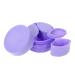 minkissy 4 Sets Cream Box Salve Jar Refillable Powder Pot Travel Empty Cream Jar Makeup Pots Container Cosmetic Lotion Bottle Travel Makeup Jar Miss Silica Gel Storage Box Purple Filling