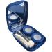 Miedeon contact lens container 2 pieces contact lenses etui travel contact lens container simply light contact lens container contact lens end can store travel set (pink green)