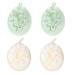 Healifty 4pcs Pure Flower Bath Ball Loofah Bath Sponge Shower Sponge Oval Body Cleaning Shower Body Brush Mesh Shower Foam Loofah Sponge Body Loofah Wipe Pe Mesh Material Natural