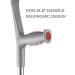 Crutches Cane Lightweight Forearm Crutches Postoperative Rehabilitation Height Adjustable Arm Cuff Crutch Ergonomic Design Comfortable on Wrist Non Skid Adult ng Crutches - Buy Online on GoSupps.com