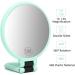 Dolovemk Travel Makeup Mirror with Stand - Double Sided 15x Magnification Hand Mirror in Green - Buy Online on GoSupps.com