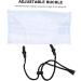 Gatuida Glasses 3-Pack Mask Hook Earrings with Plastic Rope - Protective Neck Hanging for Masks - Buy Online on GoSupps.com