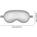 Premium Cooling Sleep Mask | Breathable Eye Covers for Travel & Relaxation - Gray - Buy Online on GoSupps.com