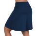 beroy Women's Skorts Skirts - Knee Length Athletic Skirt with Shorts, Navy, XL - Buy Online on GoSupps.com