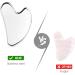 Heart Style Stainless Steel Gua Sha Facial Tool | Tighten Skin & Massage for Face Body Eyes & Neck | Premium Silver Gua Sha for Beauty - Buy Online on GoSupps.com
