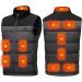 DELADOLA Heated Vest USB Electric Heated Vest Heated Jacket Winter Vest for Outdoor Motorcycle Camping Fishing Skiing Xxl