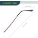 IPLUSMILE Fashion Glasses - Coffee Color Unisex Arm Frames for Reading & Sunglasses - Thin & Stylish - 14x3cm - Buy Online on GoSupps.com