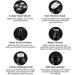Electric Razor for Men - 6 in 1 USB Rechargeable Shaver 5 Floating Heads Beard Nose & Ear Trimmer Waterproof Clipper - Gold Red & Silver Options - Buy Online on GoSupps.com