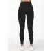 Gym People Women's V Cross Waist Workout Leggings | Tummy Control Yoga Pants with Pockets - Black, Small - Buy Online on GoSupps.com