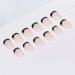 RikView French Tip Oval Fake Nails - Glossy Black Acrylic False Nails with Full Cover Design - Buy Online on GoSupps.com