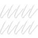 10pcs R-Type Hearing Aid Tubes Flexible Eardrum Bend Sound Guide Tube Flexible Flexible PVBTE Ear Mould Hearing Aid Tube Replacement (3.3 * 2.0mm) 3.3*2.0mm - Buy Online on GoSupps.com