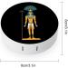 Portable Ancient Egyptian God Contact Lens Travel Kit - Cute Contact Box with Mirror for Daily Use - Buy Online on GoSupps.com