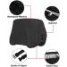 KISEER 4 Passenger 400D Waterproof Golf Cart Cover - Sunproof & Dustproof - Fits EZ GO Club Car Yamaha - Black - Buy Online on GoSupps.com