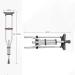 Underarm Crutches are Soft The Adult Crutches are Lightweight Handicapped Walker Adjustable Thickening and The Underarm Pads are Comfortable and Non-Slip Beautiful Scenery Bathing in Sunlight - Buy Online on GoSupps.com