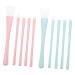 Ipetboom 2 Sets Silicone Makeup Brush Lip Skincare Brush for Mud Eye Makeup Applicator Silicone Facial Mask Brush Eyeliner Applicator Silica Gel Eyeliner Brush Lips