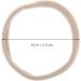 LEORX 20pcs Cloth Hair Band Khaki Elastic Nylon Headband Simple Soft DIY Headband for Toddler Girls - Buy Online on GoSupps.com