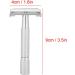 Shaves For Men Stainless Steel Long Handle Double Edge Safety Shave Clean Shaving Shave For Men And Women Adjustable Men'S Shave Manual Handle Shaver - Buy Online on GoSupps.com