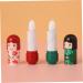 Lip Balm Doll Shaped 24 Lips Repair Moisturizer Lip Care Lip Balm for Remove Dead Skin Nourishing (1 Box). - Buy Online on GoSupps.com