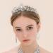 Silver Tiara Set - Princess Crowns for Prom, Wedding, Homecoming - Pack of 6 - Buy Online on GoSupps.com