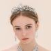 Crystal Tiara Crown for Women & Girls - Perfect for Birthday, Halloween, Bride, Wedding - Silver Style A - Buy Online on GoSupps.com