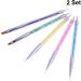Healeved Sets Nail Art Pen Uv Gel Pen Nail Dotting Pen Nail Drawing Pen Double Head Pull Pen - Buy Online on GoSupps.com