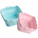 2pcs of makeup brush makeup brush cleaning mat silicone brush cleaner makeup brush drying hanger makeup brush cleaning pad make up portable Miss Silica gel carpet