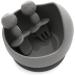 5pcs Silicone Baby Weaning Set with Suction Bowl, Spoon, Fork, Divided Plate & Adjustable Bib - Olive Green | For Kids and Toddlers - Buy Online on GoSupps.com