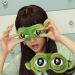 OFKP Creative 3D Frog Cute Eye Cover Sleep Mask Sleep Cartoon Blindfold Funny Green Gift - Buy Online on GoSupps.com