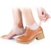 2 Pairs Gel Heel Socks - Silicone Heel Pads for Plantar Fasciitis & Pain Relief Comfort for Crack Heels & Painful Feet - Buy Online on GoSupps.com