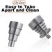 10/14/18mm Male & Female 6 in 1 Universal Dab Nail for Rigs E-Nails & Torches - Titanium Dab Nail Smoking Tool for Wax Oil & More - Buy Online on GoSupps.com