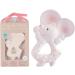 Tikiri Natural Rubber Teething Ring - Meiya Mouse Baby Toy in Gift Box | 0+ Months | Eco-Friendly 11cm - Buy Online on GoSupps.com