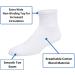 Diabetic Extra Large Crew Socks 3 Pair (Size 13-15) - Comfortable & Non-Binding - Buy Online on GoSupps.com