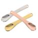 Anneome 3 Mini Makeup Spatula Cosmetic Spoons for Cream Application Applying Creams Masks Lotion Reusable Beauty Accessories