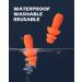 Corded Silicone Ear Plugs - 24 Pairs - Reusable Noise Cancelling Earplugs for Hearing Protection - Individually Wrapped - Ideal for Shooting, Construction, Hunting - Buy Online on GoSupps.com