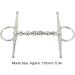 Fdit 135mm Stainless Steel Horse Bit | Full Cheek Riding Bit for Western Bridles | Durable & Comfortable Equestrian Gear - Buy Online on GoSupps.com