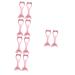 Beavorty 10 Pcs Mascara Brush Eyeshadow Makeup Mascara Daily Use Eyeliner Tool Girl Drawing Tool Make up