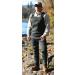 Caddis Men's Green Neoprene Stocking Foot Wader Medium