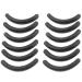 12 pieces eyelashes curler refill pads washable eyelashes curler refill eyelash rubber pads durable eyelashes pouring pads black